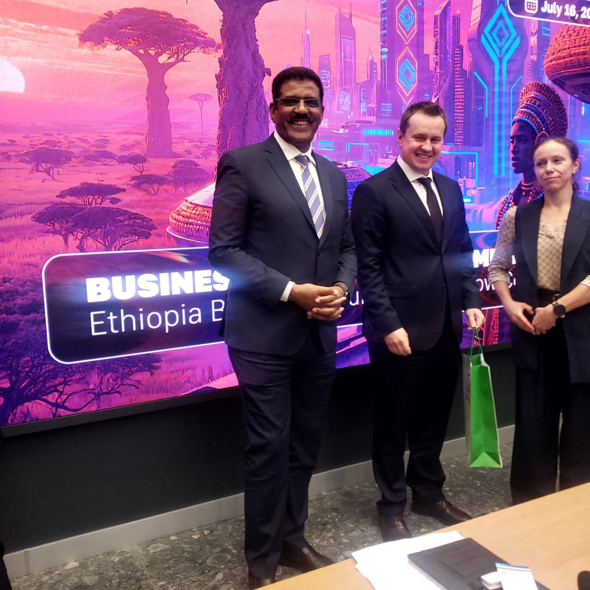 TeshomeGenet's tweet photo. We held a successful business forum (Moscow-Ethiopia Business Dialogue with the Ambassador of Ethiopia) where prominent speakers joined us online from Addis Ababa. The forum was conducted in collaboration and support of the Moscow Export Center.
#Russia #Ethiopia #MoscowCity https://t.co/4bXrECo9qw