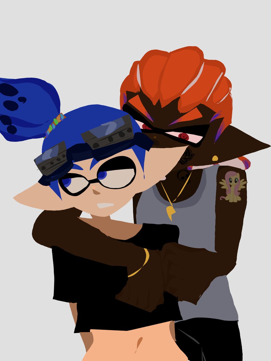 daddy_espio's tweet photo. Goggles x wireglasses:3#splaltoon #coroika #shitpost #drawing #art https://t.co/6HHrd4Az1v