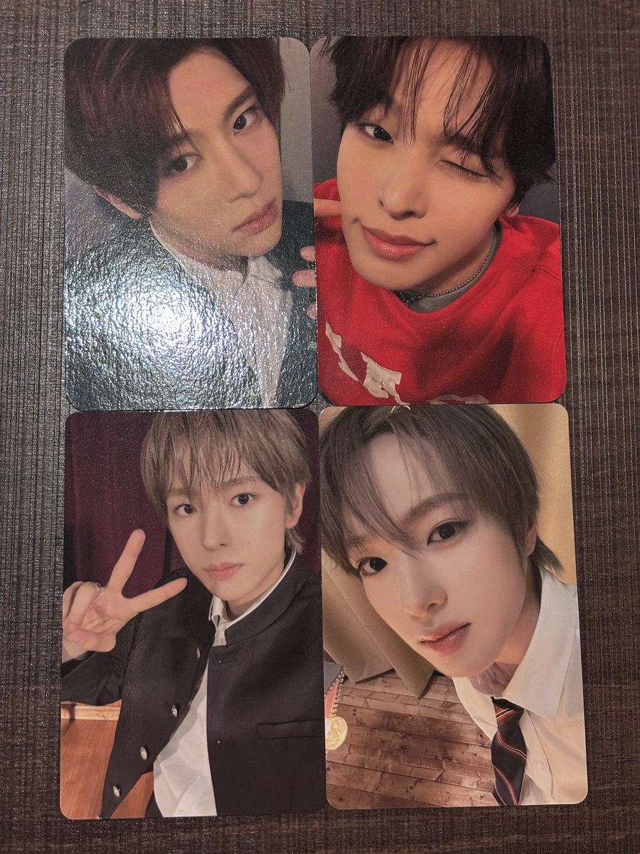 ye0uce's tweet photo. NCT WISH YO-I-DON トレカ 交換
シオン リク ユウシ ジェヒ リョウ サクヤ nctwish

求:過去ジェヒ (ジェヒならなんでも検討します！)

譲: シオン、リク(封入)
      ユウシ、サクヤ(タワレコ)

難しいとは思いますが、お声がけお待ちしております🥲💕 https://t.co/PkqFvWNEA2