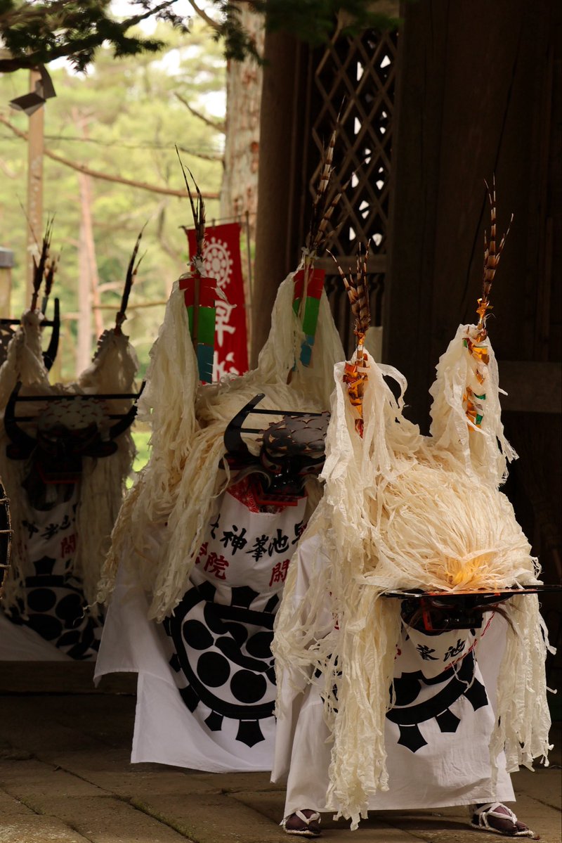 pugkero's tweet photo. 早池峯神社例大祭のしし踊り見てきました。
凄く格好良かった！ https://t.co/joqwh44t6V