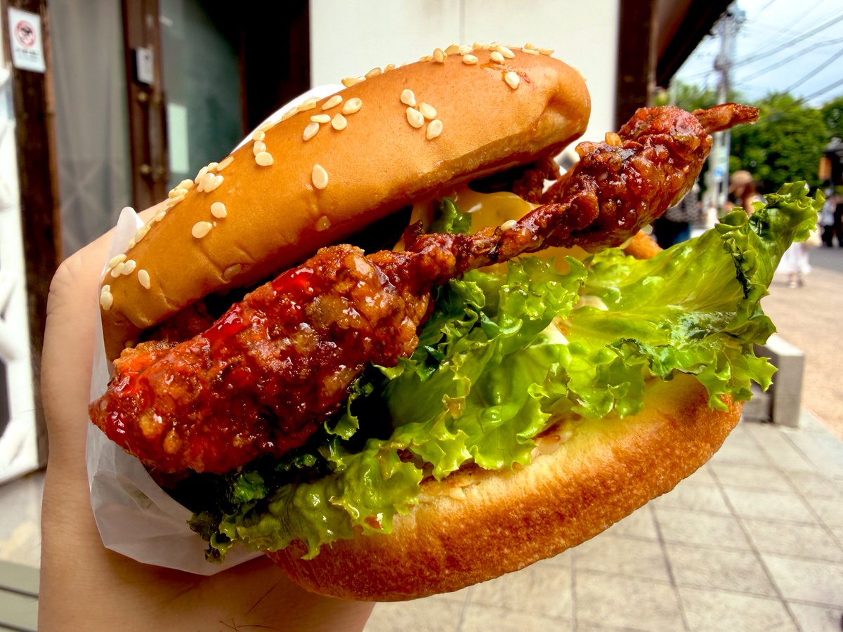これが 🦀蟹BURGER🍔 だッ！