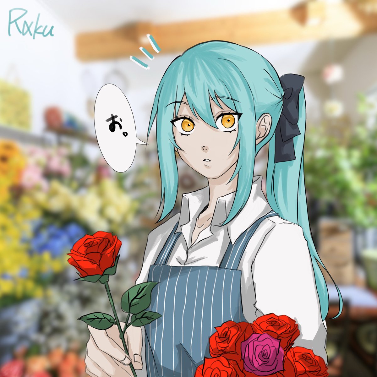 ra_ku_tnsr's tweet photo. お花屋さん https://t.co/hg1EUGoYCT