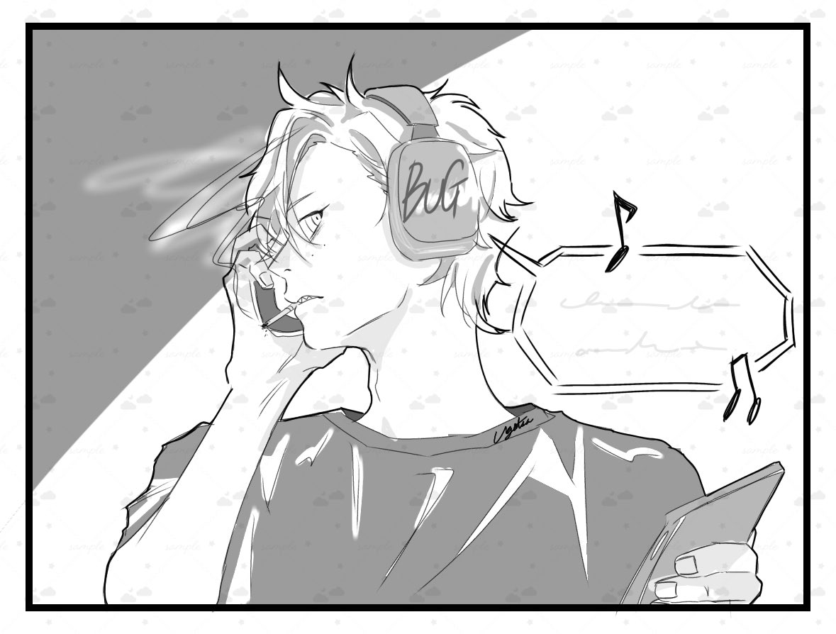 Uge_tsu11's tweet photo. 私の大好きな男、BUGちゃん(@Bug_Stream_ )描かせていただきました~
本当に落書きクオリティですまない🥹
今日20時から歌枠リレーするらしいので、良ければ激イケお歌聴きにいってまじで。🫵🏻
#BUG404 https://t.co/mDEw0dYZkd