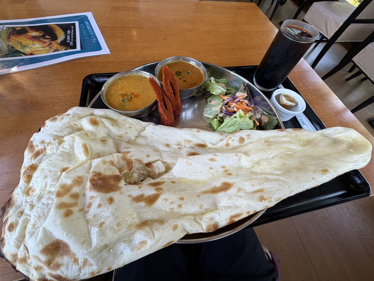 sinc_nico's tweet photo. お昼はインドでした🍛👳‍♂️ https://t.co/fFYDLu5J4E