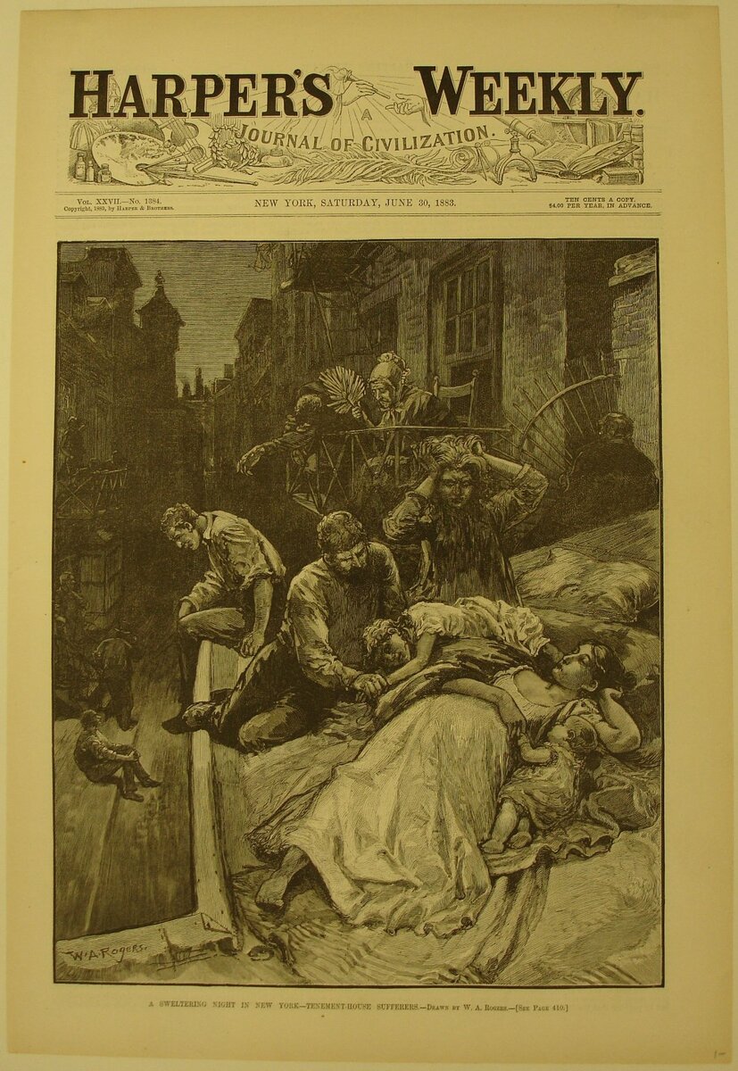 bm_american_art's tweet photo. A Sweltering Night in New York - Tenement House Sufferers #artbots #brooklynmuseum https://t.co/eE5xTtrDTE