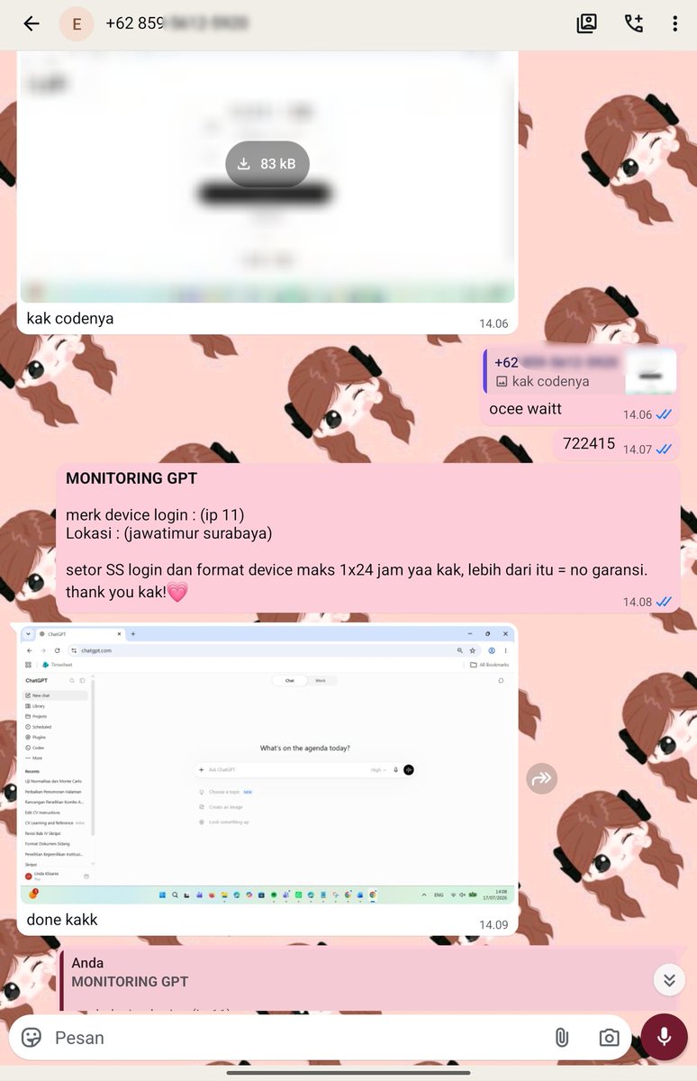 wonhlyee's tweet photo. chatgpt plus readyy all durasi 😋🫶🏻

— shar 5u
1d 13k
3d 18k
7d 25k
30d 40k

— shar 3u
1d 15k
3d 20k
7d 28k
30d 50k

— plus private
1d 28k
3d 45k
7d 65k
30d 180k

𖧧 ׂ 𓈒 ☎️ ◟ contacts : https://t.co/2Nmy3UbBUt
𖧧 ׂ 𓈒 ✉️ ◟ proof  : https://t.co/Z3hVCtA0kx

t. #zonauangㅤ https://t.co/dyJrQuGf8c