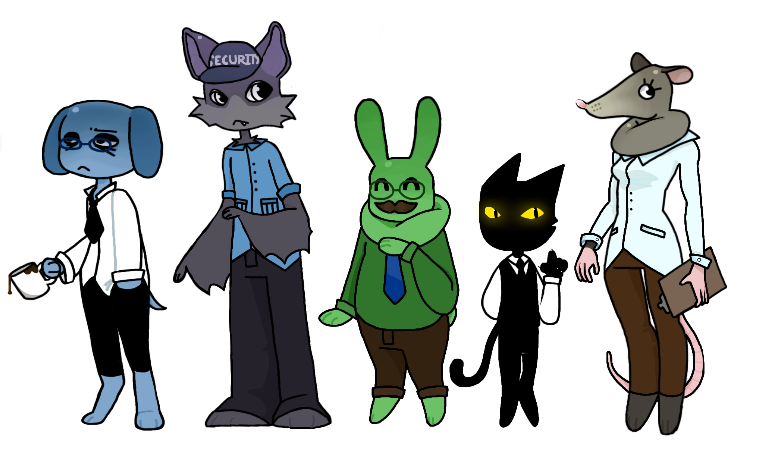 sourorange_1's tweet photo. wow guys look at all these super canon characters that are all featured in the game, scientist is so underrated am i right guys #animalhostpital https://t.co/6hlDVAdQsh