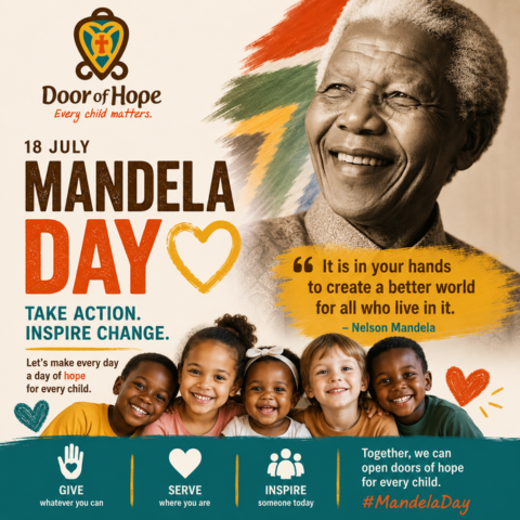 DoorofHopeJHB's tweet photo. This #MandelaDay, your 67 minutes can change a child's life. Volunteer, donate, pray, or simply share our mission. Together, we can bring hope to vulnerable children because Every Child Matters. ๐งก
#DoorOfHope #67Minutes #EveryChildMatters #BeTheDifference https://t.co/3E1m7wUiWg