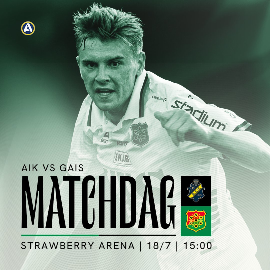 GAIS_SE's tweet photo. Matchdag! GAIS kliver in på Nationalarenan och möter AIK kl 15.00! https://t.co/tRm4vZ449b