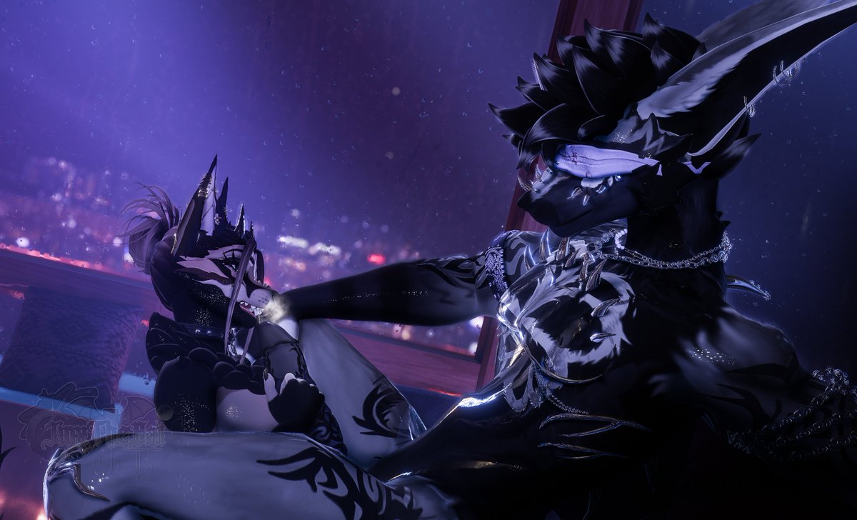 JinxTheBat's tweet photo. ✨An addiction she couldn't resist✨

#furry #vrchatcommunity #furryvrc https://t.co/9heuKRhj6z
