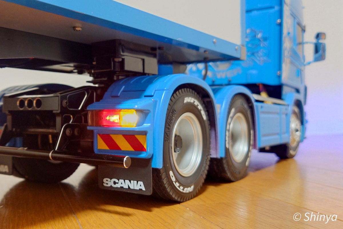 タミヤ 1/14RC スカニア R620 6X4 ハイライン フルオペレーション 改 