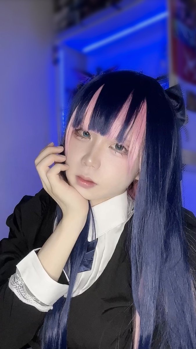 Yu3take's tweet photo. コスプレ
ストッキング / パンティ&amp;ストッキングwithガーターベルト
#pantyandstocking #Newパンスト https://t.co/sTfKvGkHQ4