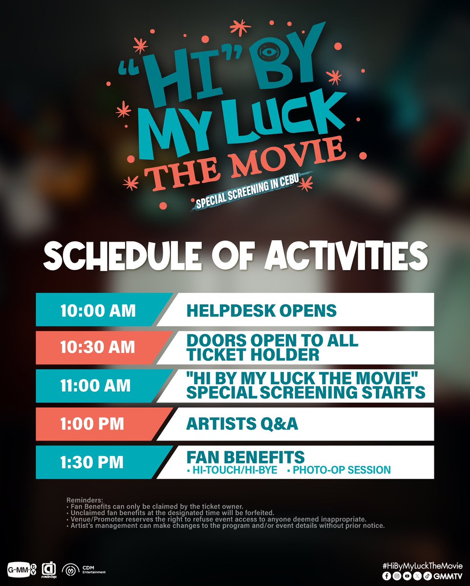 cdmentph's tweet photo. Class is officially back in session! 📚

The lead stars of “Only Boo!,” and “‘Hi’ by My Luck” are coming to Cebu City for an event that will have you thanking your lucky stars ✨

Here’s your chance to meet SeaKeen this September!

📝 ""Hi"" by My Luck The Movie Special Screening in Cebu
📆 September 12, 2026 | Sat | 11 AM
📍 Sky Hall Seaside Cebu

Tickets will be available starting July 31, 2026, 5 PM via SM Tickets outlets and https://t.co/Ik8azZA0Ci.

See you in class! 🫡

#HiByMyLuckScreeningCEBU
#SeaKeen
#GMMTV
#CDM