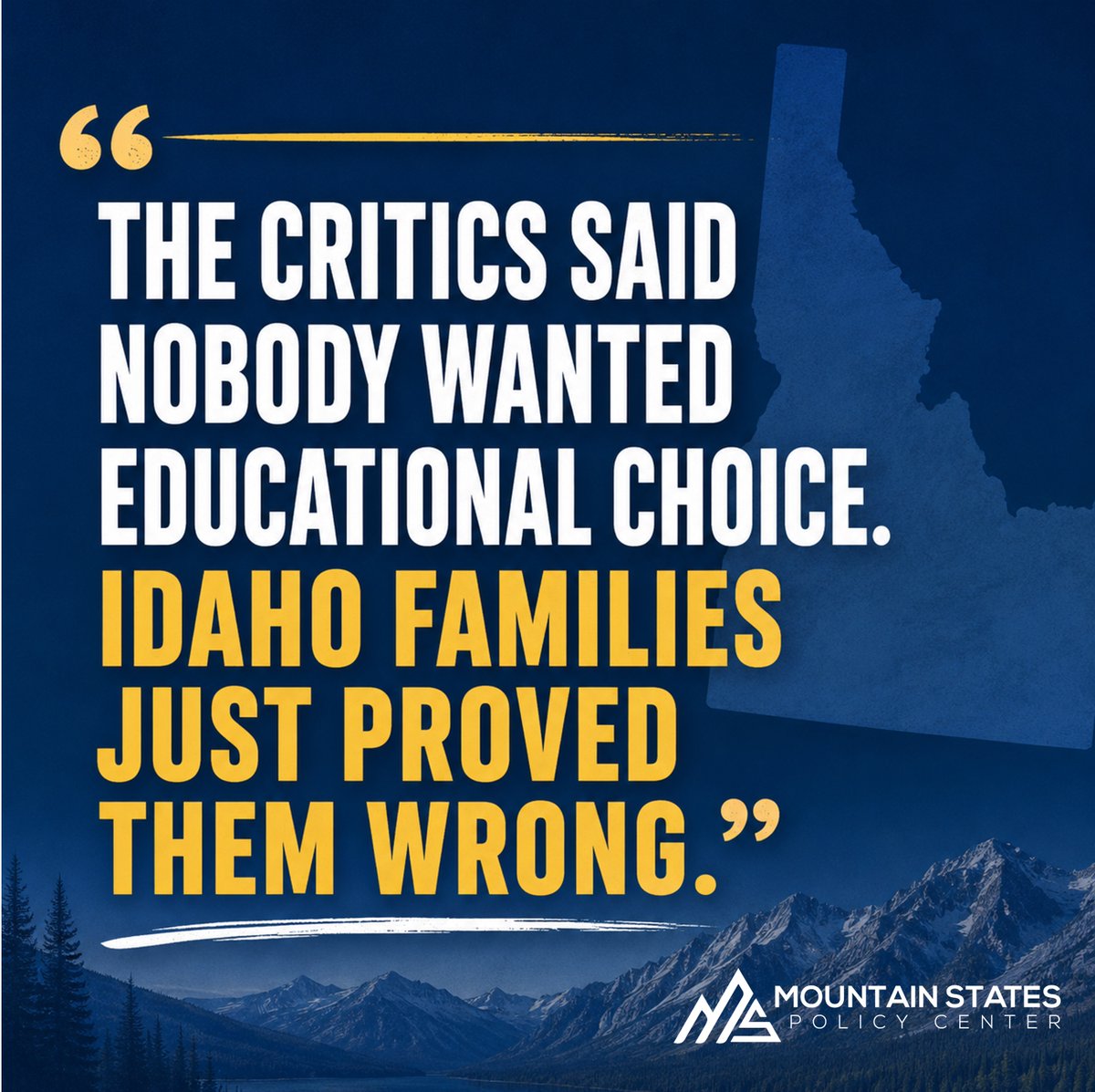 MtnStatesPolicy's tweet photo. #winning #edchoice https://t.co/qQdq7Rz2kX
