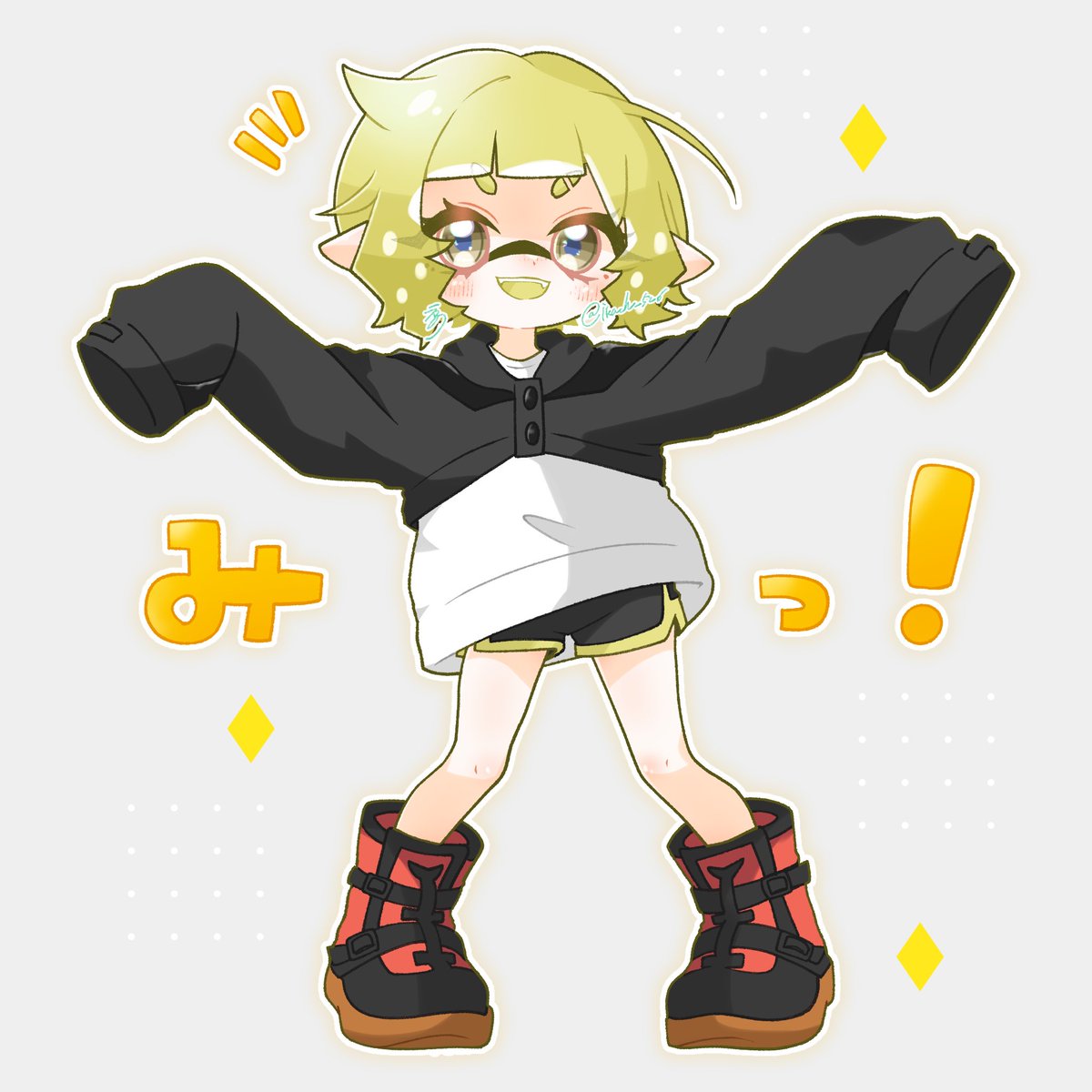 ikach_526's tweet photo. #スプラトゥーン絵描きさんと繋がりたい

少しだけ！繋タグやります〜💛
アシメボーイとウェービーガールをメインにうちよそ愛でてます💚💜
うちよそ、よその子描くのが好きです〜！
気になった方を♡でも♻️でもお迎え行きます🙂‍↕️
よろしくお願いいたします〜🫧 https://t.co/sQ0noqB6zf