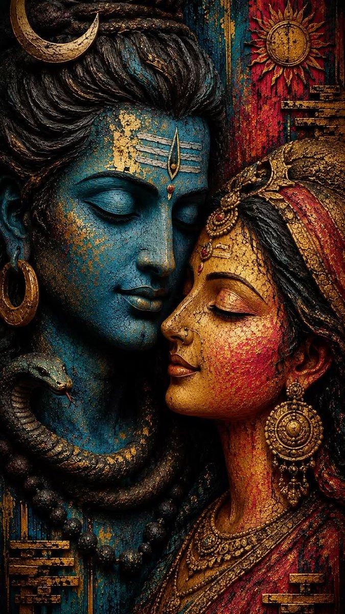 satishshar1's tweet photo. Two souls. One divine energy. ❤️🔱 https://t.co/kHkhiKxdm6