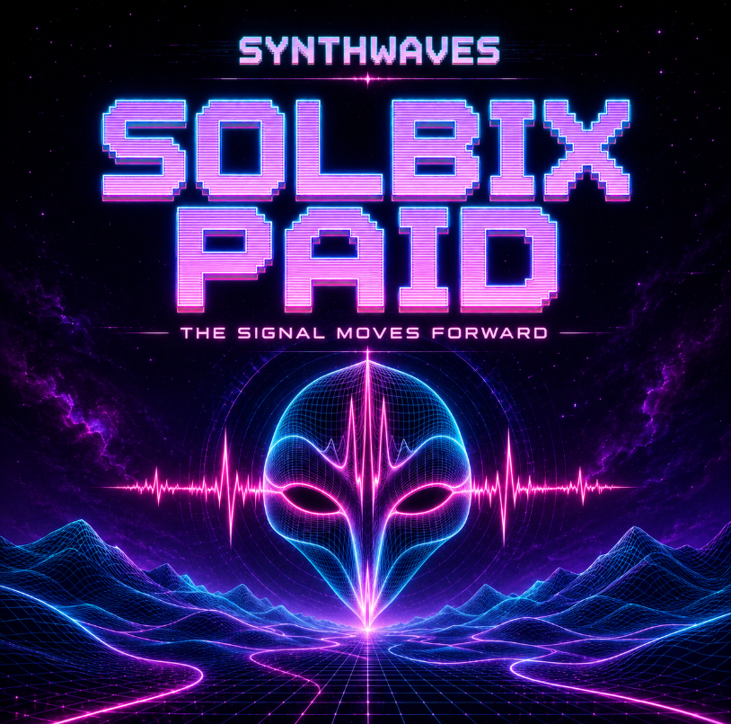 SYNTHWAVES_sol's tweet photo. Another frequency is online. ⚡

SOLBIX // PAID

The $SYNTH signal is getting louder. The wave keeps moving — stay tuned. 📡

CA: 7Cx4WvQU4LMcXRCGCDivoCi2h94XeRQteff1nDpppump

#SYNTH #SYNTHWAVES #SOLBIX #Solana #Synthwave https://t.co/rQ56K5gUuc