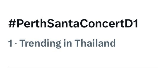 PERTHSANTA TREND tweet media