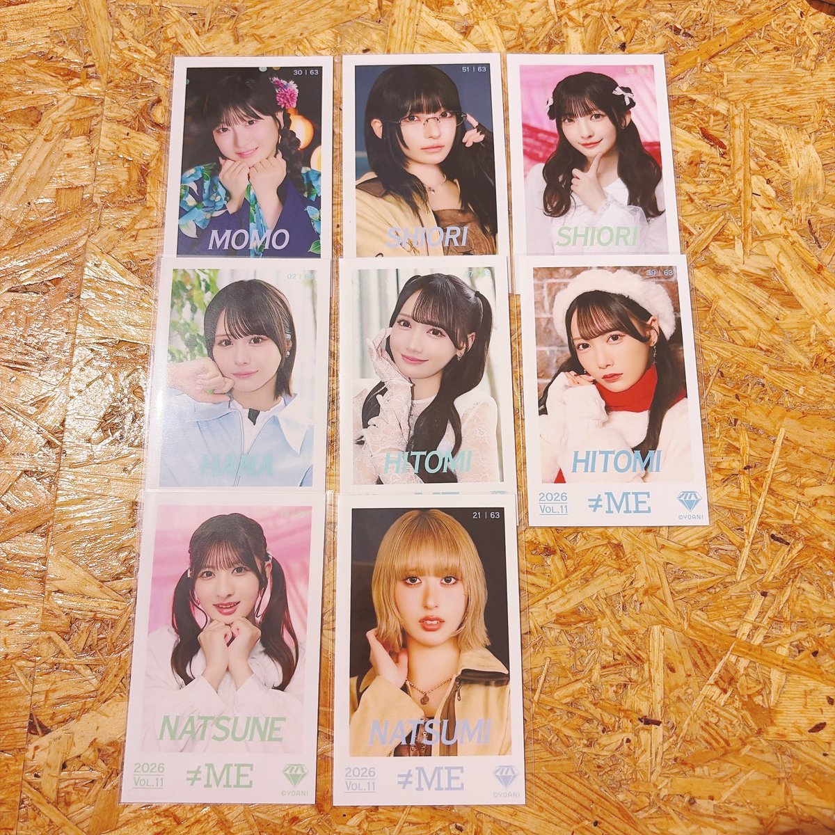 m__eqnojo's tweet photo. ノイミー ミニフォト Vol.11 トレ 交換

求 蟹沢 きゅんかわ、はんぶんこクリスマス
譲 画像のもの (尾木、河口、川中子、櫻井、鈴木、永田)

本日横アリ現地もしくは7/26現地での直トレ希望です。
検索からでもお気軽にお声掛けください。 https://t.co/ZJY8wWP4ZO