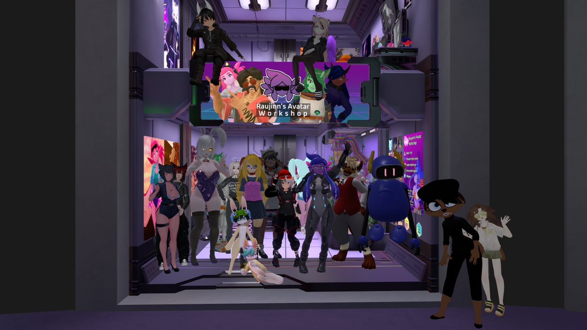 GlueIsRequired's tweet photo. Another fantastic Vket with the group! 🤩

#VketPhoto #Vket2026Summer #VRChat https://t.co/930Sbzf0Rv