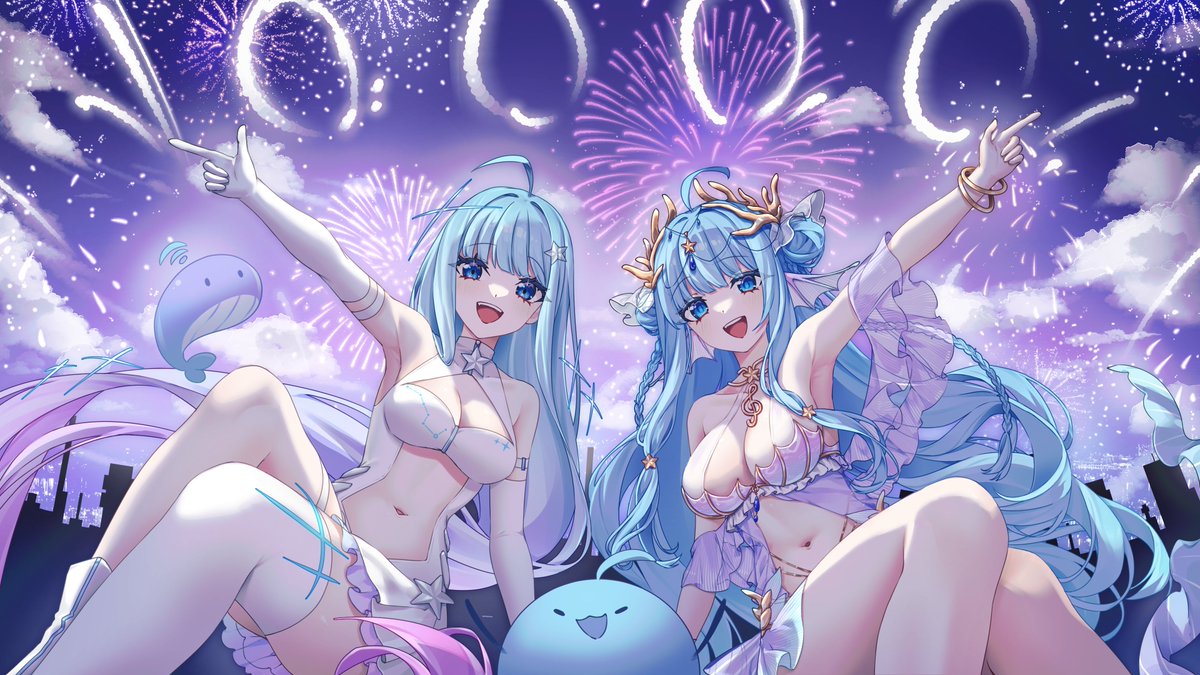 MerakChannel's tweet photo. #merak_art

萬訂賀圖第一彈，是4.0還有5.0的天璇!!
感謝伴星們一直以來的陪伴，算是有點點晚發了，因為前陣子沒想到這麼快就破萬了www

預告一下後續還有更多萬訂賀圖呦!! https://t.co/InaeUmbJXu