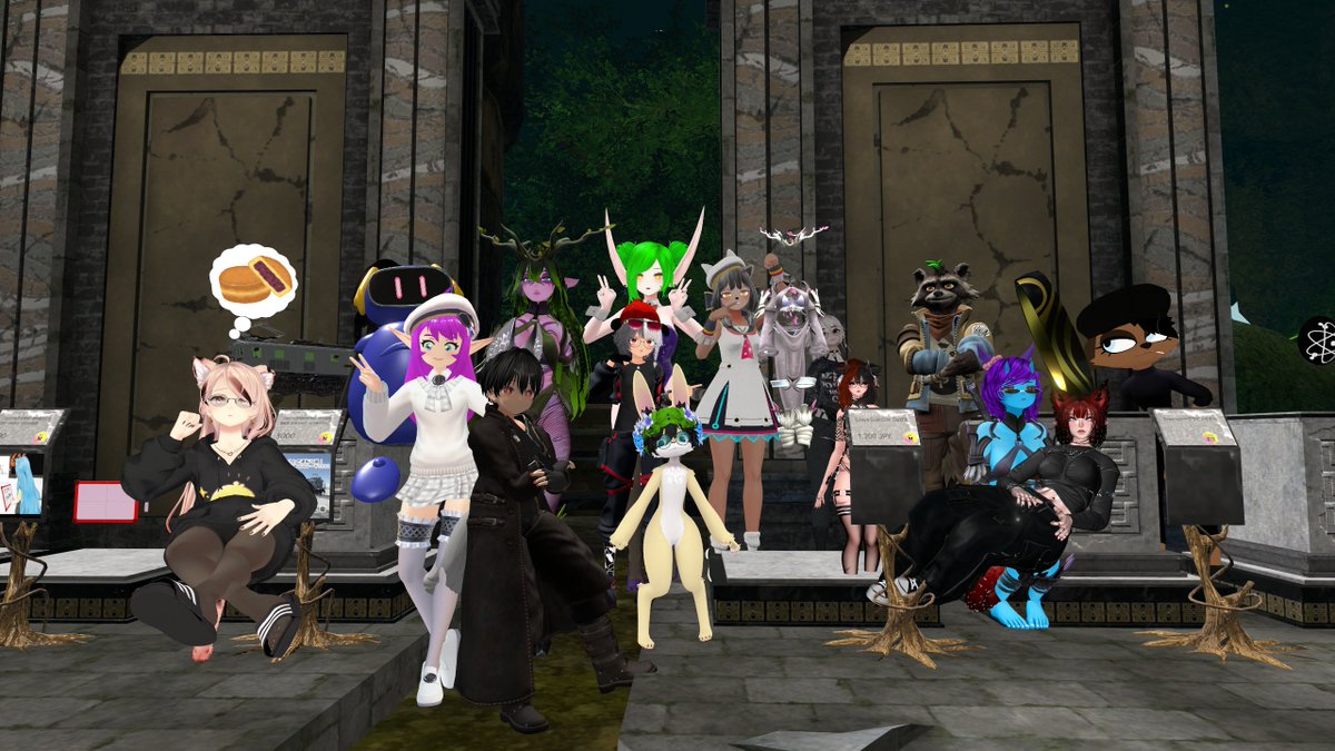 GlueIsRequired's tweet photo. Another fantastic Vket with the group! 🤩

#VketPhoto #Vket2026Summer #VRChat https://t.co/930Sbzf0Rv