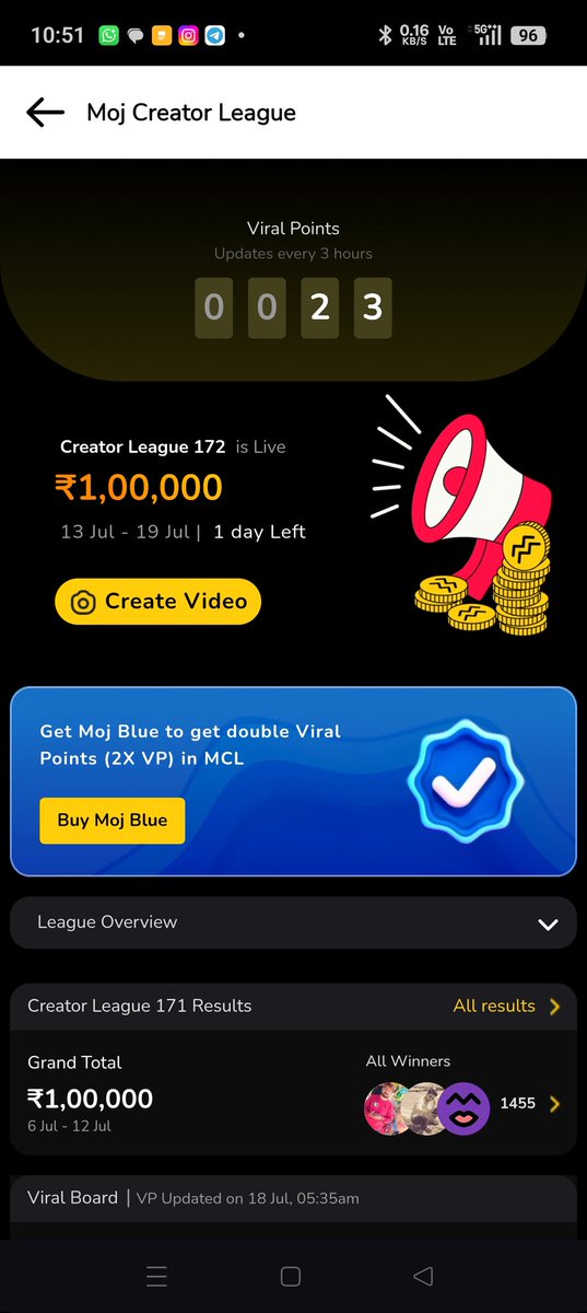 statusworld012's tweet photo. @mojappofficial According to the Moj Blue Benefits page, my subscription should include a Blue Tick and 2X Viral Points. However, neither benefit has been activated on my account even though my subscription is active. Please escalate this to your technical team immediately. https://t.co/fUeOLcyZCq