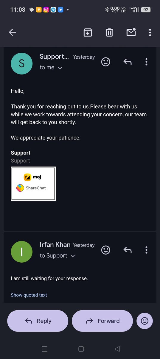 statusworld012's tweet photo. Subject: Follow-up on Ticket #215474985677457
Hello Moj Support,
This is a follow-up regarding Ticket ID: 215474985677457.
It has been more than 15 days since I reported this issue. My Moj Premium subscription is active, but Creator League still shows "Buy Moj Blue", https://t.co/KvaCAdKuLg