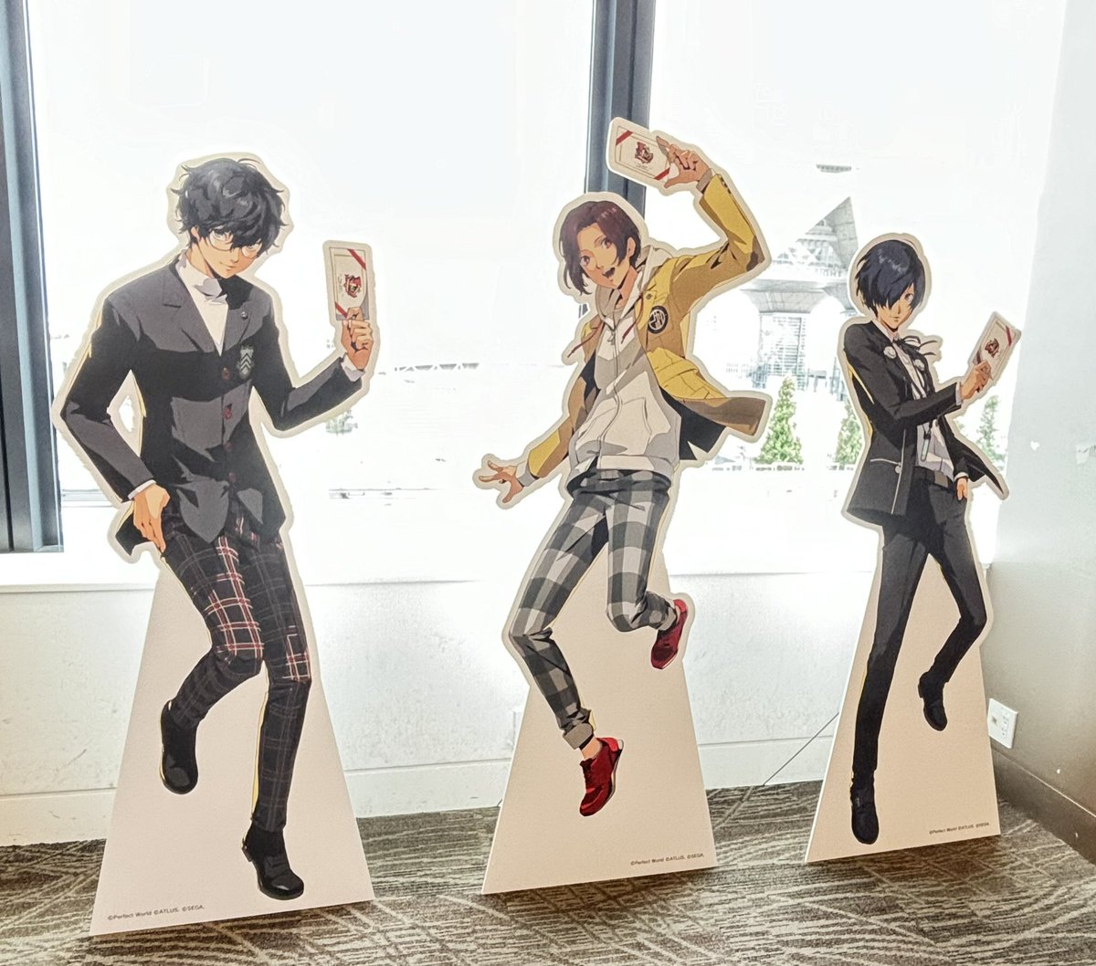 hijiryu's tweet photo. #P5Xファンミーティング

開発とかキャラとかのお話聞けて楽しい！
ワンダーくん、そう、いままでにいない中性的な見ため可愛くて好き…みんなそれぞれメロいけど〜、と、思っています。

タルタロス…登るの難しかったです〜サクサクモードありがとうすぎました。

※ロビー撮影可 https://t.co/hSRYvcURVk