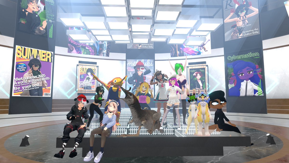 GlueIsRequired's tweet photo. Another fantastic Vket with the group! 🤩

#VketPhoto #Vket2026Summer #VRChat https://t.co/930Sbzf0Rv