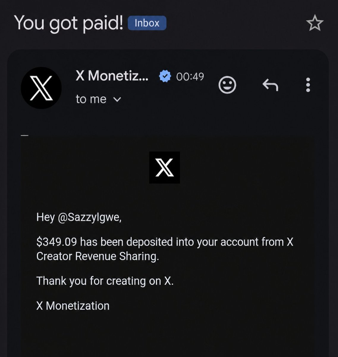 SazzyIgwe's tweet photo. Thank you elon musk ❤️ https://t.co/N9ahDQe9Oh