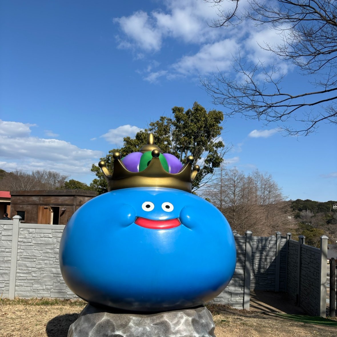 King Slime puffed up and came crashing down! #AwajiIsland