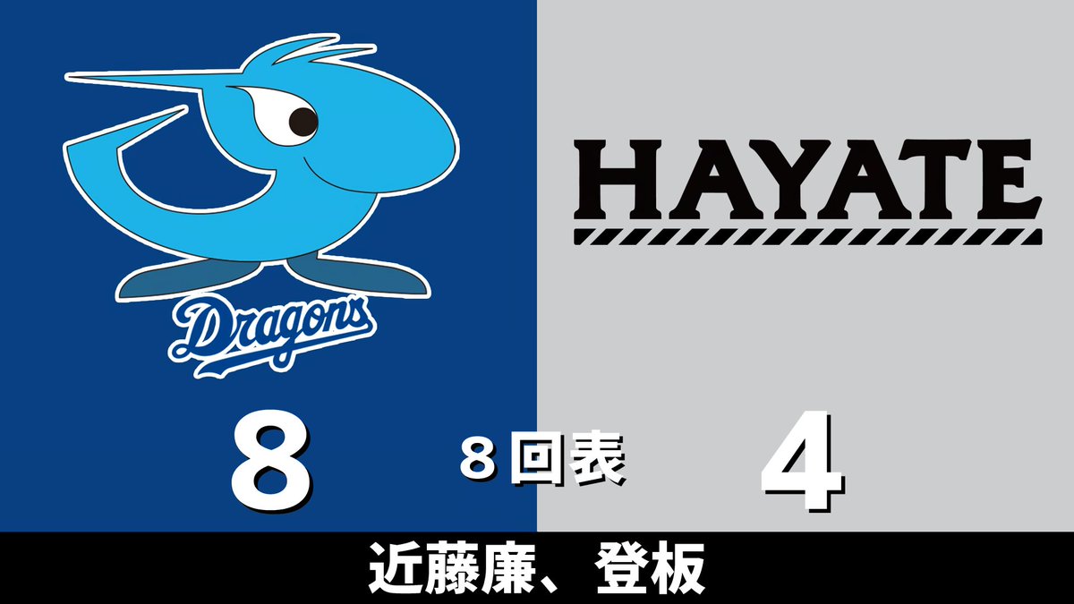 gnomotoke's tweet photo. ファーム公式戦 中日vs.ハヤテ 2026.07.18
8回表 近藤廉、登板

中日ドラゴンズ、4点リードです #dragons #中日ドラゴンズ

【全打席結果はこちらから】
⇒ https://t.co/iBDWnKSHUp https://t.co/j09aLHs7JR