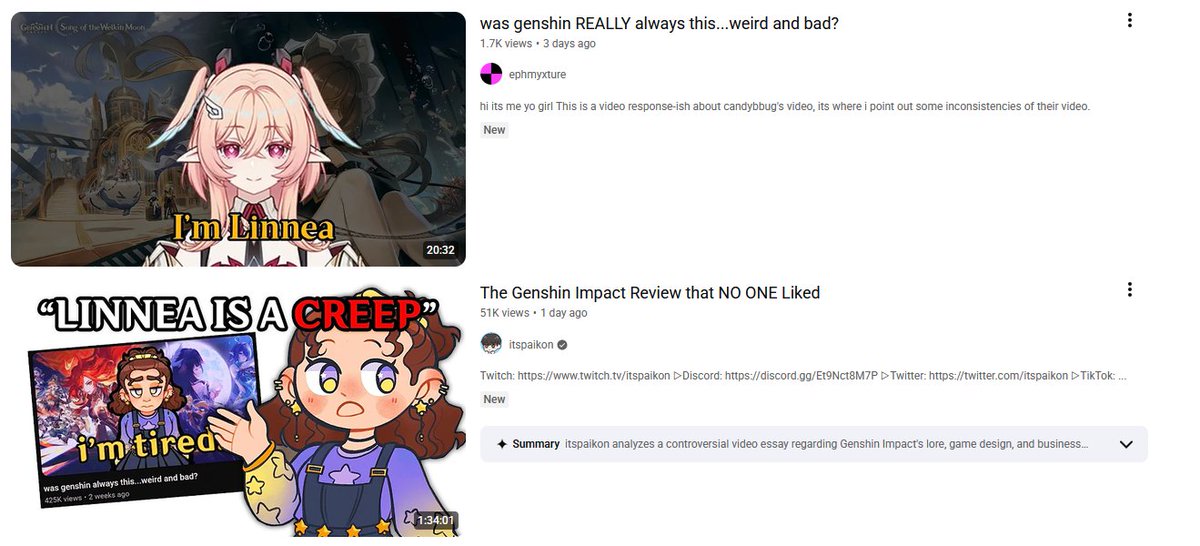 ARStudios2000's tweet photo. Theres been a sudden amount of videos all going ham on this random Genshin video that showed in my feeds (that i never watched cuz I'm not interested in Genshin). 

Is this the Genshin Community's Dr. Skipper moment? https://t.co/FK9eSZCbbG