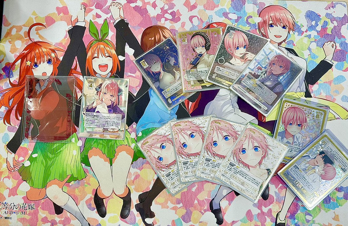 【PSA10】　発売記念大会　優勝　表彰状　一花 二乃 三玖 四葉 五月 二乃ローダー争奪戦 一花使用 三玖⭕️ 五月⭕️ 三玖⭕️ 四葉