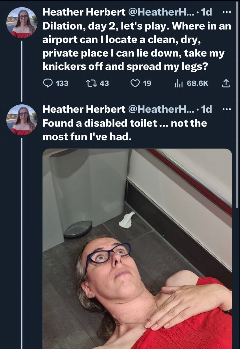 FredSargeant's tweet photo. I just dropped by Bluesky to see what the boys (Scott "Heather Herbert" Herbertson and Euan "Sophie Molly/Sparkle" Weddell are up to.  I'll spare you their usualgibberish and tell you what they're not up.  Neither seems ready to share what Scott was charged with by @PoliceScotland.  Scott certainly knows what he was charged with.  These two blather on incessantly about their personal lives on social media but on this they aren't being forthcoming.  Why not?  In the past, Scott's posted about dilating his mancunt in a public loo, so we know that he's not easily embarrassed. 

It's as though they have something to hide.