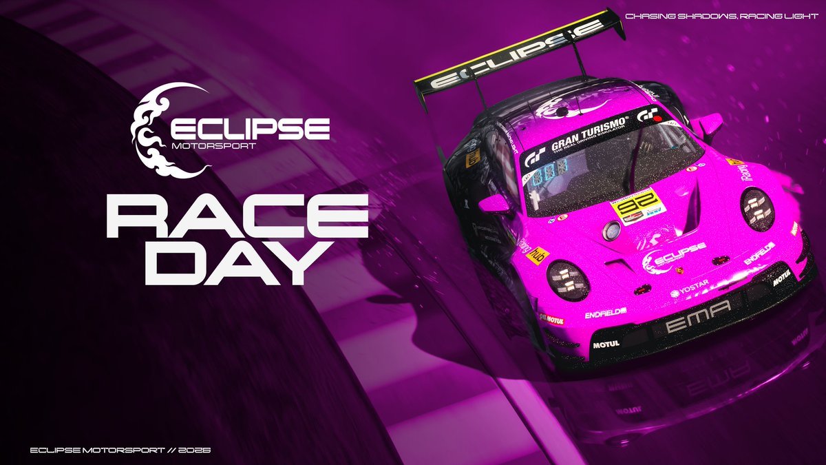 TeamEclipseMS's tweet photo. 🚥 RACE DAY 🚥

Creventic Endurance Series - Spa 12h

Eclipse Motorsport 
Class: GT3
Line up: Mitchell Warrenburg | Peter Bocskai | Cameron Stubber

Eclipse Alpha
Class: GT3
Line up: Peter Franciscus | Martijn Aarts

Back at Spa, let's get to work ⚫🟣🟡

#iRacing #SimRacing #Spa https://t.co/tGsJh1Umur