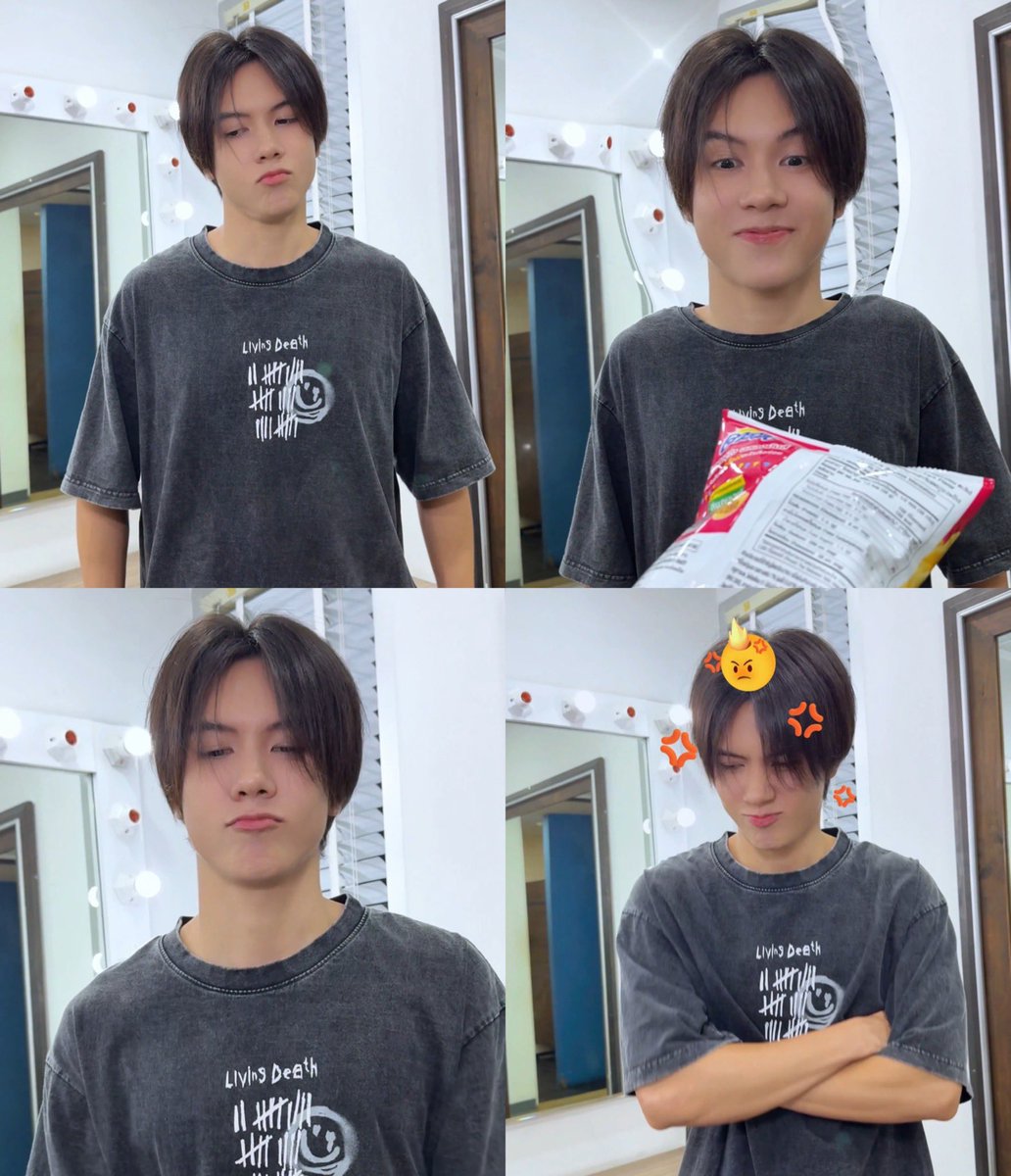 icewithchuu's tweet photo. ถ้าอดขนมของกินอร่อยๆ คงได้ทำหน้างอทั้งวันแน่นอน อยากเหมาของกินจากทั้งโลกมาให้อเล็กซ์คนเดียวเยย เอนดูโว้ย ทำไมมานน่ารักขนาดนี้ พอแย้วอเล็กซ์ y-y ♡♡♡ https://t.co/lZaL8cRcA4