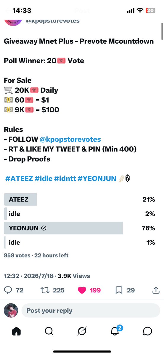 VT_maurpr's tweet photo. @kpopstorevotes done for #YEONJUN https://t.co/aKDNLu9tQD