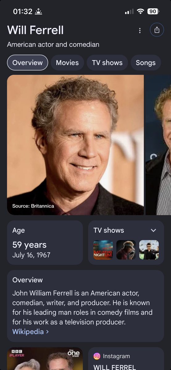 SeminoleIndy's tweet photo. Watching #WillFerrell on the #DPshow from earlier today, checked to see how old he is, damn to find out we share the same birthday, yesterday https://t.co/udPJvztQYY