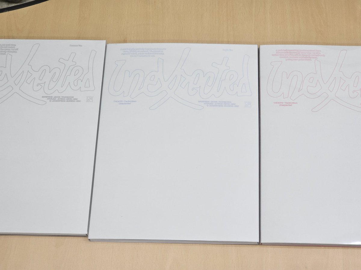 happythink5's tweet photo. THE BOYZ Unexpected 

open
only begin ver.
1box 20pcs 20000won
include shipping https://t.co/u6hpSpDgPa
