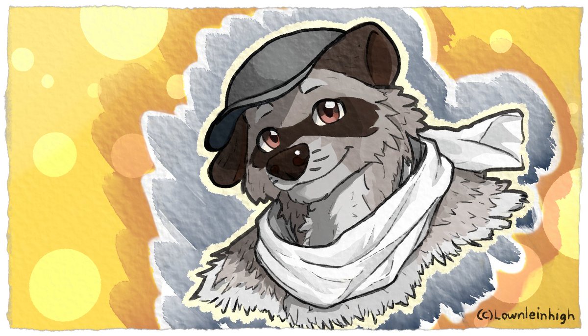 lownleinhigh's tweet photo. watercolor practice art using the oc raccoon named Pharlmin.
OC owned by Joel Truax from facebook. https://t.co/4DPQRyXEtG