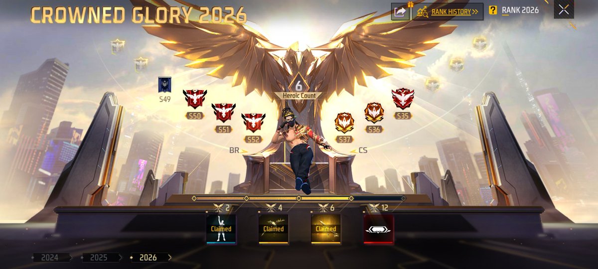 Paul_cryptz's tweet photo. GM CT โ
It weekend and usually a free time to push my rank with my squad in free fire
Just don't come across us in BR lobby ๐
Cuz we ain't pressured by our peers,
"We Pressure Our Peers"๐๐ซฐ๐ฅ
#freefire #GamingClips #VReality https://t.co/vU03ZbjlDu