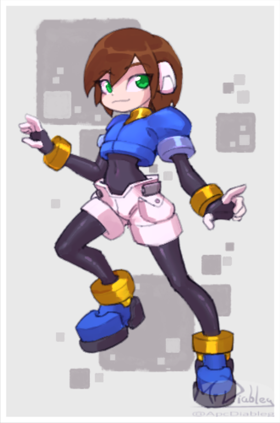 Mega Man ZX - Aile Colored!