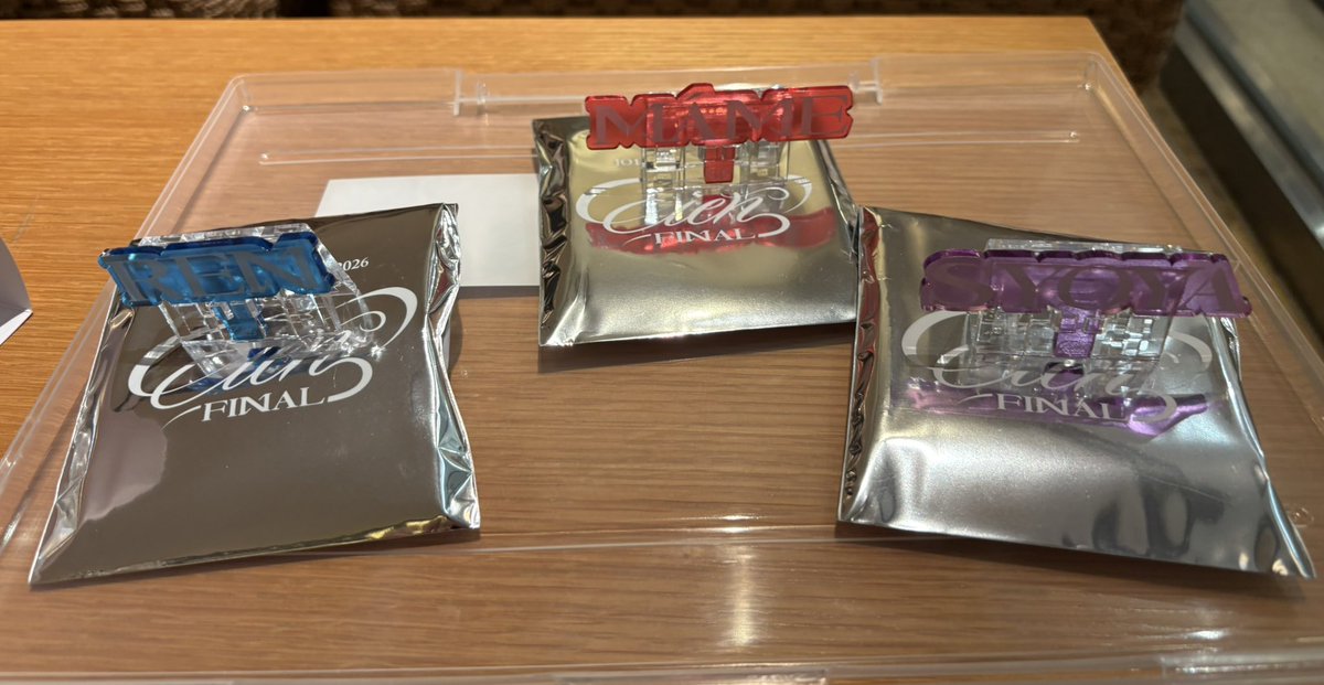 z1R_01's tweet photo. JO1DER SHOW 2026 ‘EIEN 永縁’ FINAL
グッズ マルチクリップ 交換 ポップアップ  名古屋POPUP

譲  川尻 木全 豆原

求  白岩 河野

現在、松坂屋にいます。名古屋ドーム両日手渡し可能です。気軽にお声がけください！

#jo1交換 https://t.co/faic5OaYCp