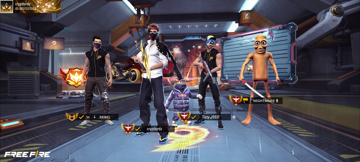 Paul_cryptz's tweet photo. GM CT โ
It weekend and usually a free time to push my rank with my squad in free fire
Just don't come across us in BR lobby ๐
Cuz we ain't pressured by our peers,
"We Pressure Our Peers"๐๐ซฐ๐ฅ
#freefire #GamingClips #VReality https://t.co/vU03ZbjlDu
