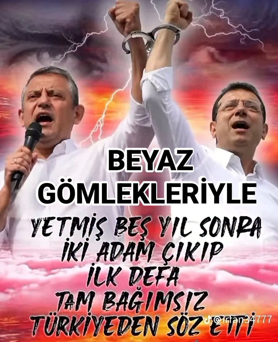 Asiata_08's tweet photo. 🇹🇷 BEYAZ GÖMLEK GİYMEYE DAVET KAMPANYASINI YAYGINLAŞTIRALIM.🇹🇷
ÇÜNKÜ BEYAZ GÖMLEK VE KOLLARI SIVAYARAK İKTİDAR'A YÜRÜMEYİ EKREM İMAMOĞLU BAŞKANIMIZ BAŞLATTI.🇹🇷
ÖZGÜR ÖZEL BAŞKANIMIZ DA DEVAM EDİYOR.🇹🇷
ÖZGÜR ÖZEL'İN ARKASINDAN GELEN HERKESİ BEYAZ GÖMLEK GİYMEYE DAVET KAMPANYASINI YAYGINLAŞTIRALIM Kİ...(!)🇹🇷
BAY GUKLA AKGEMAL HAİNOĞLU VE ONUN İPİNİ TUTANLAR GÖRSÜNLER NE KADAR GÜÇLÜ BİR ŞEKİLDE İKTİDAR,a YÜRÜYÜŞÜMÜZ OLDUĞUNU..,🇹🇷
DEDİĞİM GİBİ ÖZGÜR BAŞKANIN ARKASINDAN GELENLERİ DE BEYAZ GÖMLEK KAMPANYASINI HERKESE PAYLAŞIM YAPALIM.🇹🇷
TEŞEKKÜR EDERİM İYİ AKŞAMLAR DİLERİM 🙏🇹🇷❤️