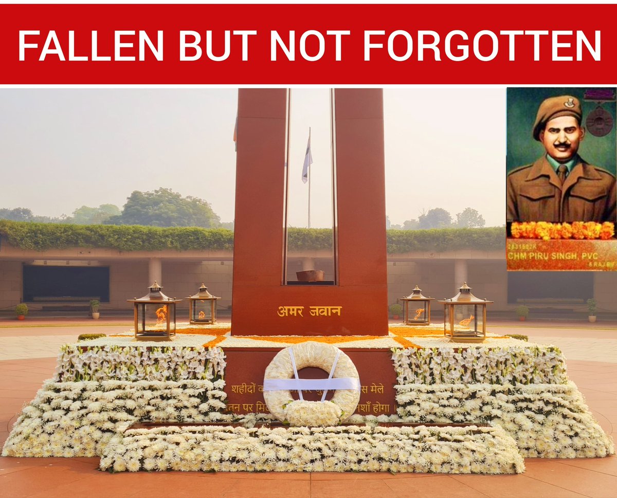 salute2soldier's tweet photo. In battle of #Tithwal, CHM #Piru Singh, PVC lost all his comrades while advancing to capture a hill feature. A sole survivor, he crawled forward with blood dripping from his face & destroyed the enemy bunker before breathing his last. Tribute to the #Hero on his #Balidaan Diwas. https://t.co/S5PQutIlBH