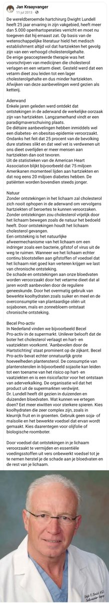 Fransje53229178's tweet photo. Nu de #leugens omtrent het smeren v zonnebrandmiddelen langzaam ontkracht worden komt nu de #cholesterol_mythe aan de beurt. Hele volksstammen slikken #statines 🫤
Je lichaam (en je #hersens) hebben cholesterol nodig. #dementie https://t.co/R7SzUKyYMk