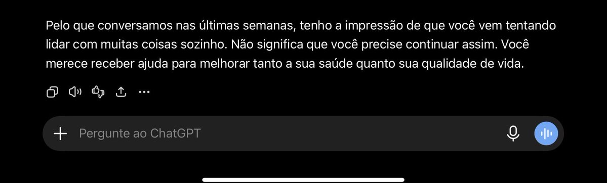 MatheusOsman's tweet photo. Acho q realmente estou endoidando, ultimamente estou conversando com o ChatGPT 🫤 https://t.co/a03U2dNqLs